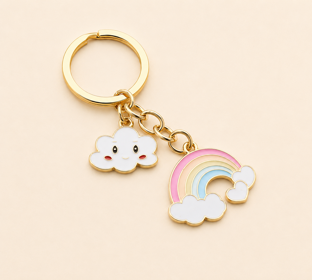Rainbow keychain