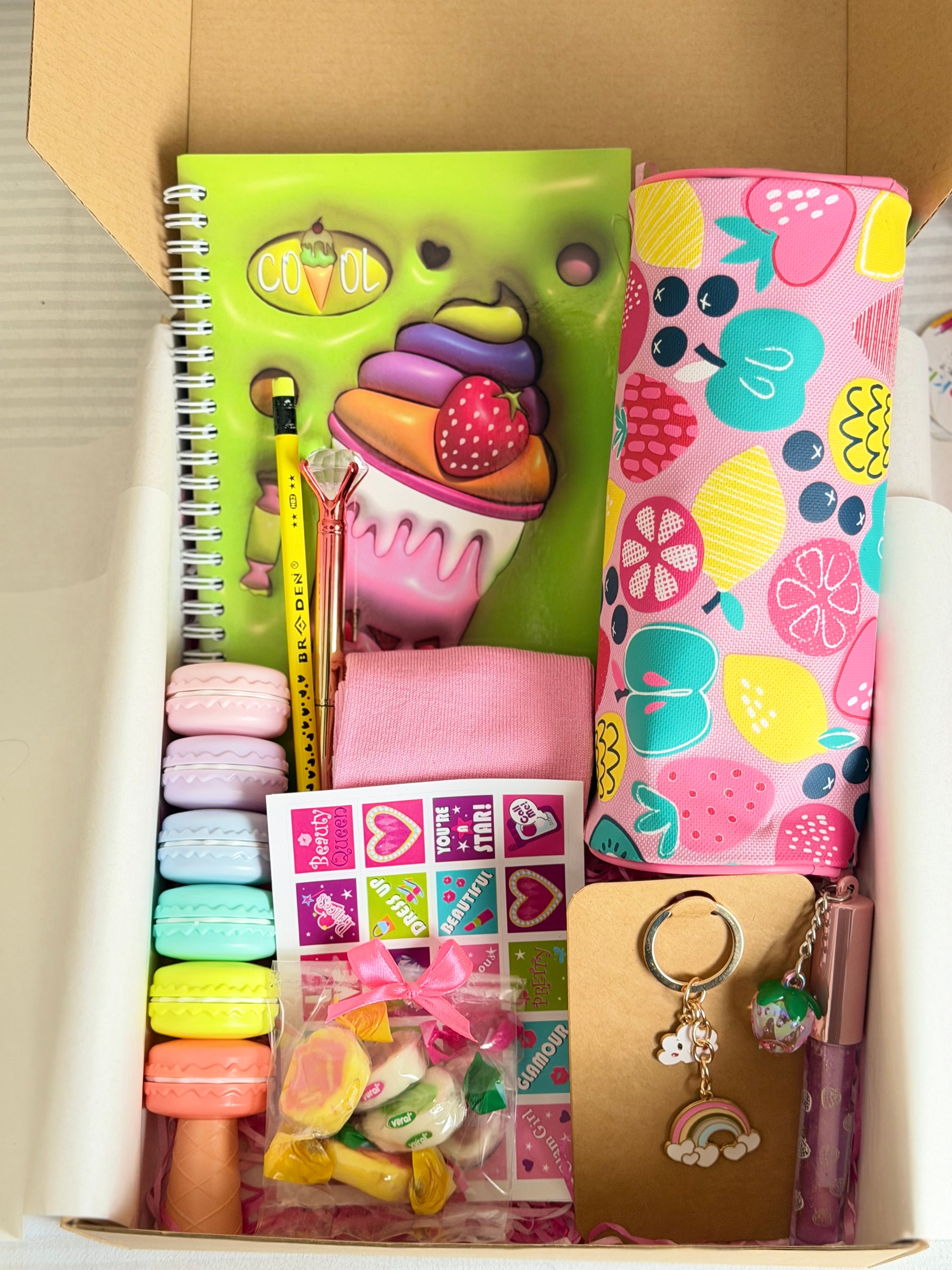 Colourful stationery box