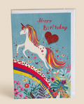 Unicorn card
