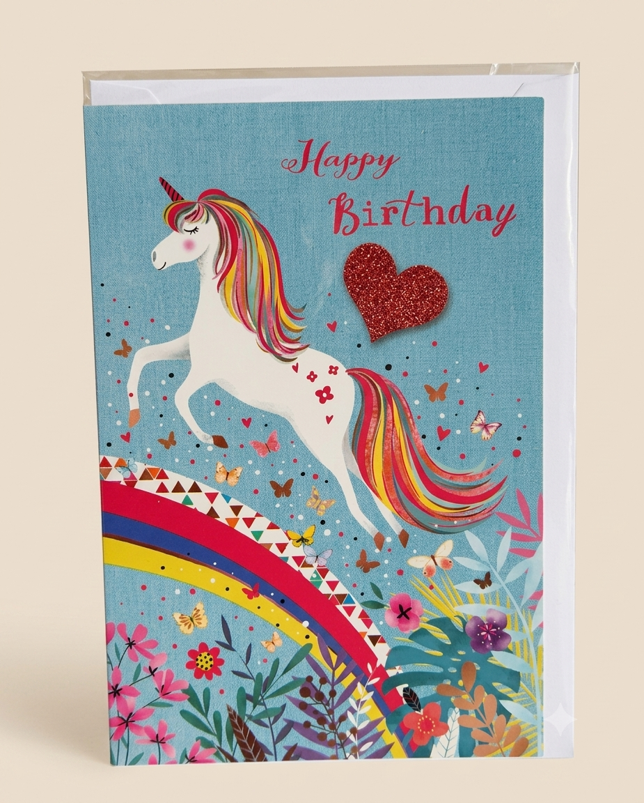 Unicorn card